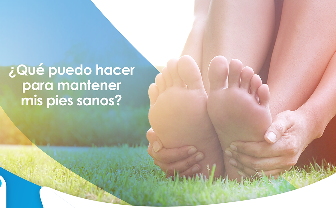 ¿Que puedo hacer para mantener mis pies sanos? imagen